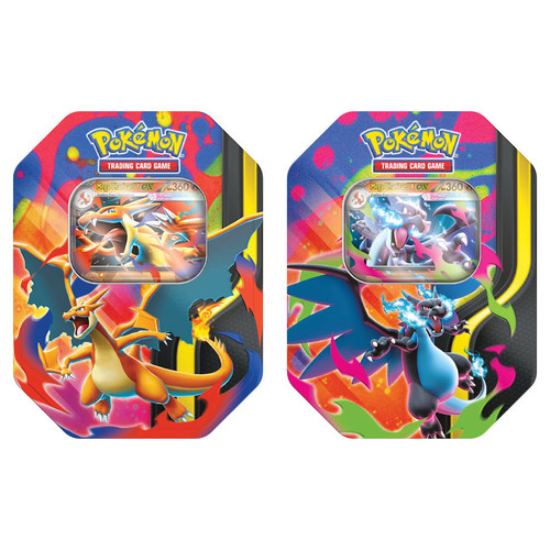 Pokemon: Mega Charizard Tin (Set of 2)