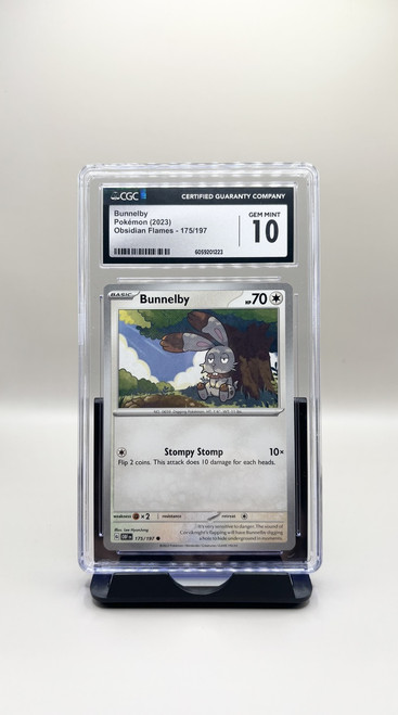 Bunnelby #175 - Obsidian Flames CGC 10 Gem Mint