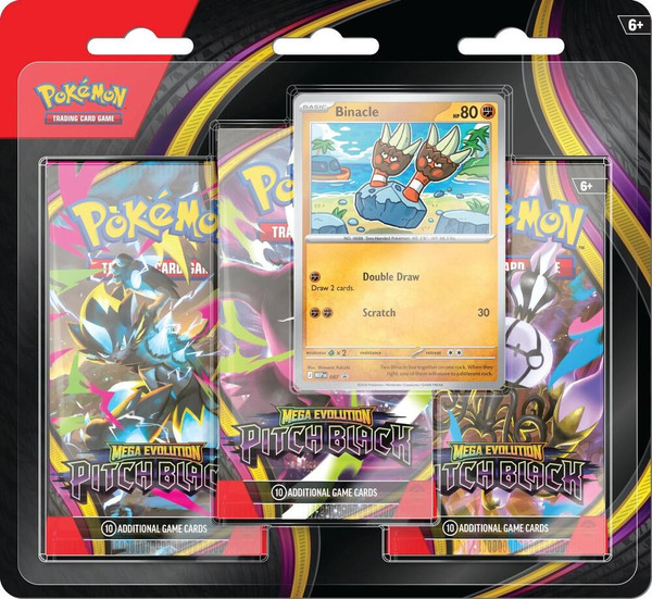Pokémon TCG: Pitch Black 3 Pack Blister