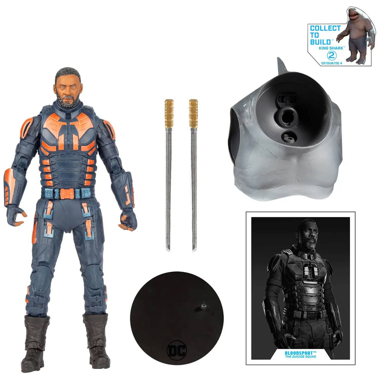 DC Collector Bloodsport Unmasked Action Figure - Heroes