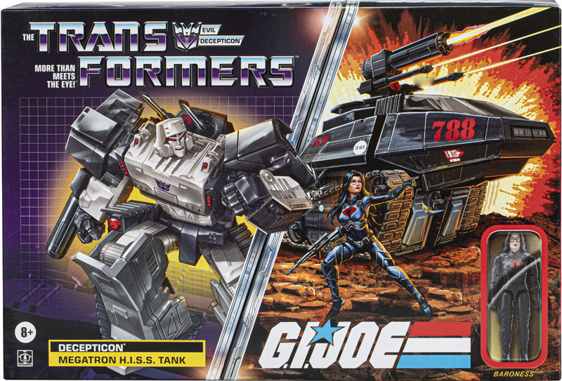 希少新品Transformers Megatron H.I.S.S. Tank Hasbro GI Joe X Transformers Megatron HISS Tank