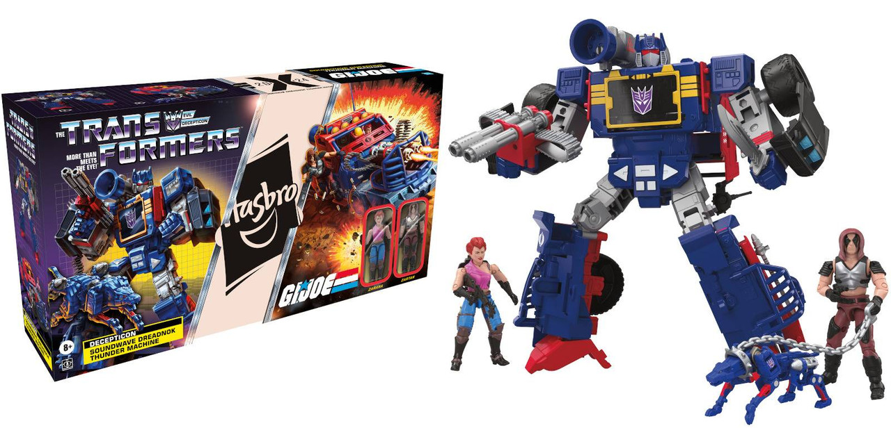 Transformers X Gi Joe Soundwave Dtm Action Figure - Heroes