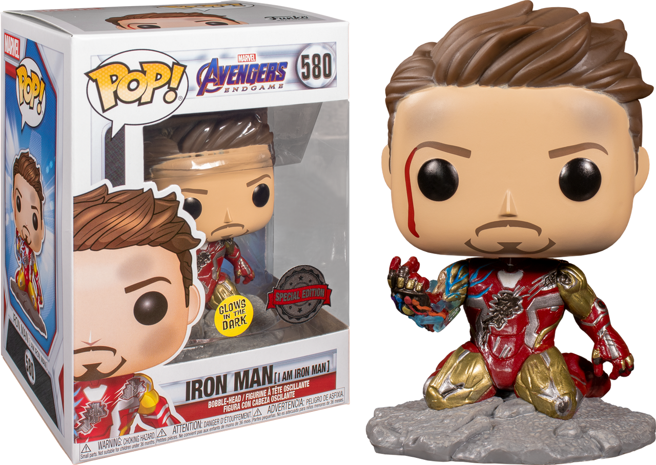 Pop Marvel Avengers Endgame I Am Iron Man 580 Previews Exclusive Heroes