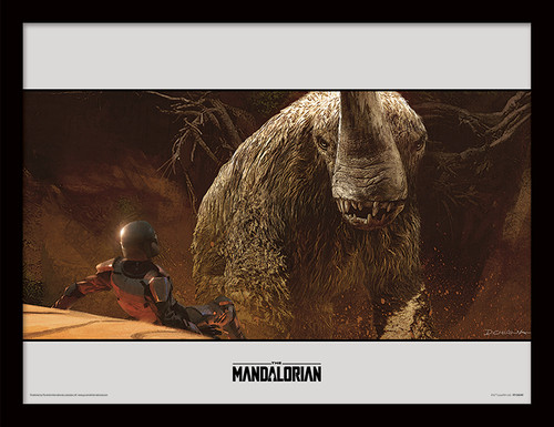 Star Wars: The Mandalorian (Rescue) Framed 30 x 40cm Print