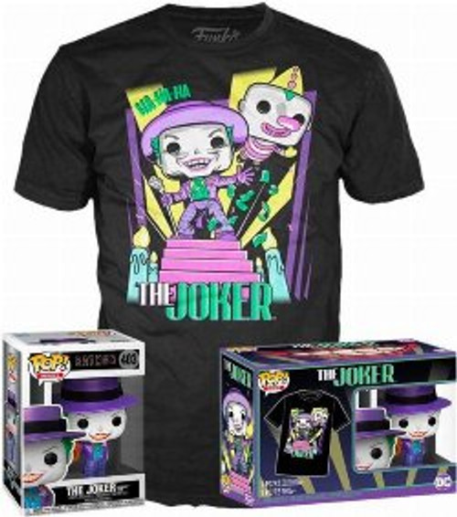 Funko POP! Vinyl & Tee Box Batman 89 Joker with Speaker Size XL