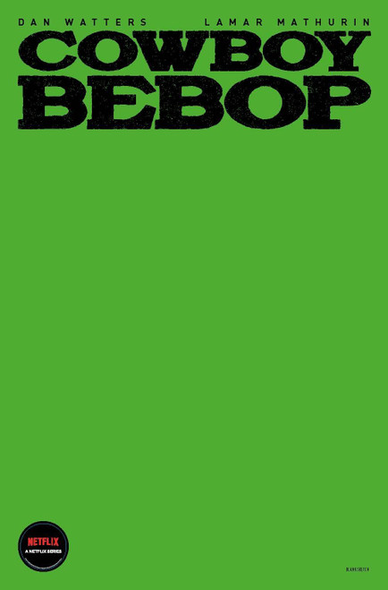 Cowboy Bebop #1 Cvr G Colored Blank Sketch
