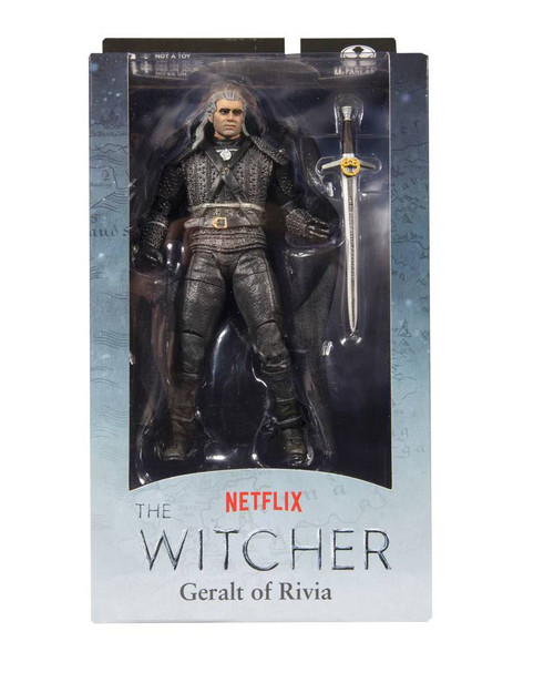 Witcher Netflix Geralt Of Riva Cloth Cape 7In Scale Action Figure