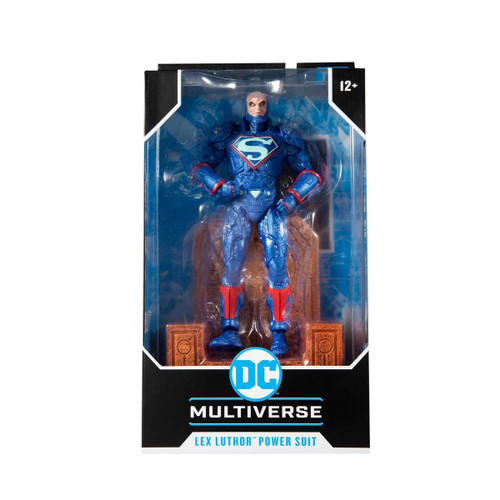DC Multiverse 7In Lex Luthor In Power Suit Blue Action Figure