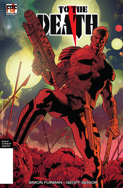 To The Death #1 Bryan Hitch Variant - Signed by Simon Furman