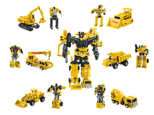 Transformers X Tonka Tonkanator Combi 6-Pack Action Figure Collection