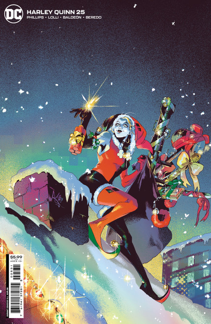 Harley Quinn (2021) #25 Al Kaplan Holiday Cardstock Cover
