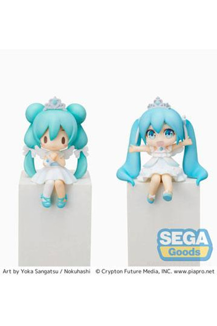 Hatsune Miku MP Perching Collection PVC Statue Hatsune Miku 15th Anniversary Ver. 7 cm