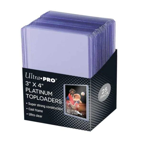 Platinum Toploader Ultra Clear 3" X 4" (25ct)