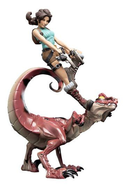 Tomb Raider Mini Epics Vinyl Figure Lara Croft & Raptor 24 cm