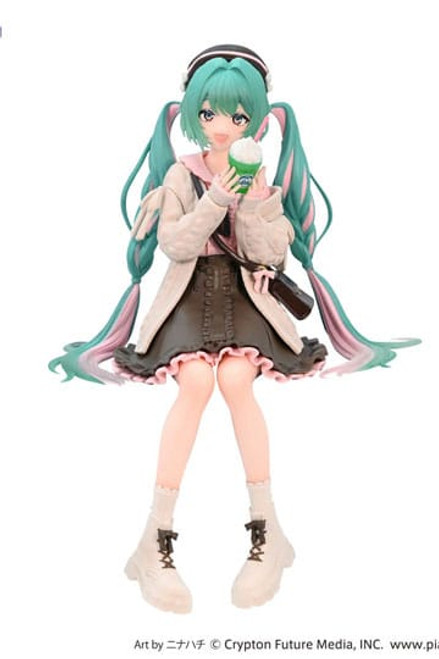 Hatsune Miku Noodle Stopper PVC Statue Autumn Date 16 cm