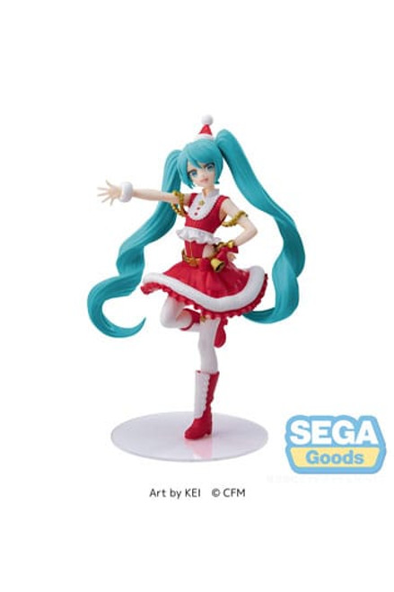 Hatsune Miku Luminasta PVC Statue Hatsune Miku Christmas 2023 20 cm