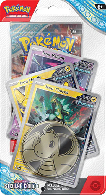 Pokémon TCG: Scarlet & Violet - Stellar Crown - Premium Checklane Blister - Iron Thorns