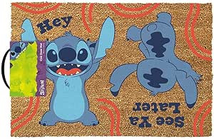 LILO & STITCH (HEY/SEE YA LATER) COIR DOORMAT