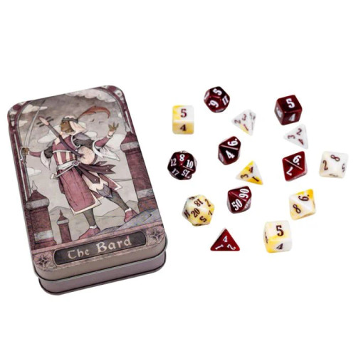 Beadle & Grimms - Dice set in Tin -The Bard