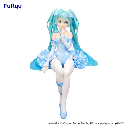 Hatsune Miku Noodle Stopper PVC Statue Flower Fairy Nemophila Pail Blue Color Ver. 15 cm Hatsune Miku Noodle Stopper PVC Statue Flower Fairy Nemophila Pail Blue Color Ver. 15 cm