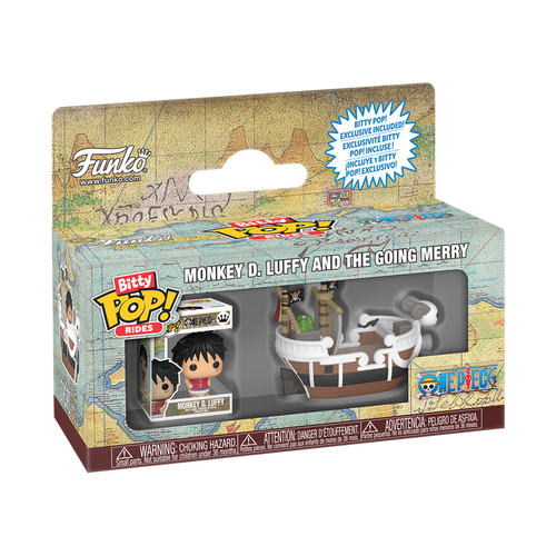 Funko POP! Vinyl:  Bitty Pop! Rides Monkey D. Luffy and the Going Merry