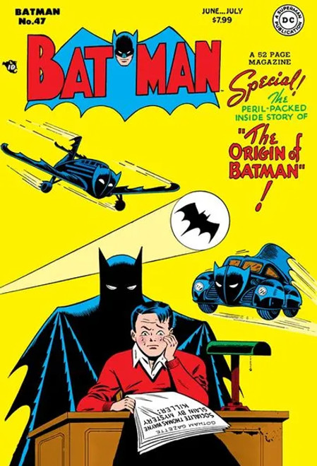 Batman #47 Facsimile Edition Cvr B Bob Kane Foil (2025)