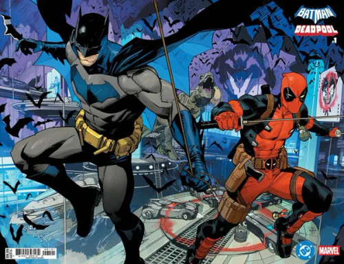 DC/Marvel: Batman/Deadpool #1 (Cover B Dan Mora Batman/Deadpool Wraparound Card Stock Variant)