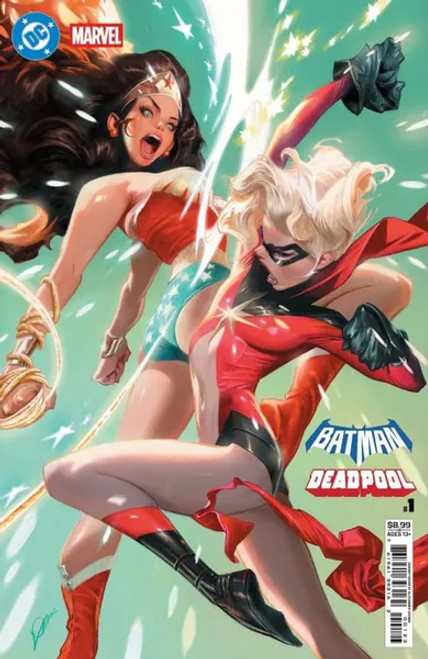 DC/Marvel: Batman/Deadpool #1 (Cover L Alexander Lozano Wonder Woman/Ms. Marvel Card Stock Variant)