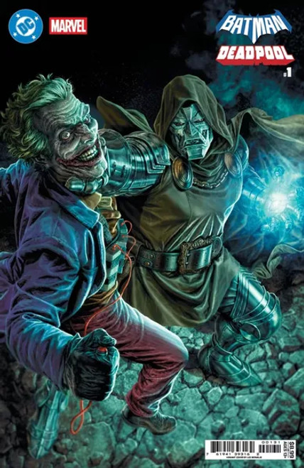 DC/Marvel: Batman/Deadpool #1 (Cover C Lee Bermejo Joker/Doctor Doom Card Stock Variant)