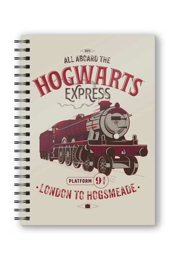 Harry Potter Notebook with 3D-Effect All Aboard the Hogwarts Express