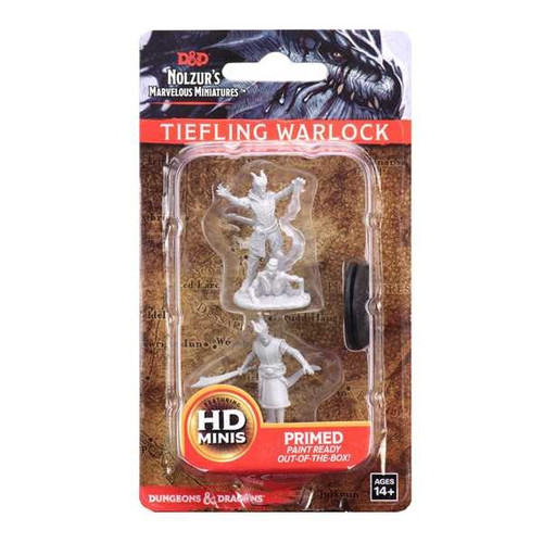 Male Tiefling Warlock: D&D Nolzur's Marvelous Unpainted Miniatures