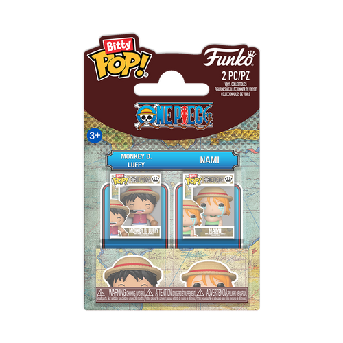Bitty Pop! Monkey D. Luffy & Nami 2-Pack