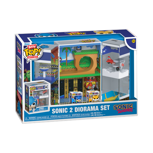 Bitty Pop! Bitty Box Sonic 2 Diorama Set