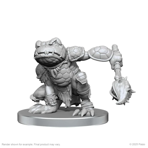 Boggard Scout & Castoroides: Pathfinder Deep Cuts Unpainted Miniatures (W26)
