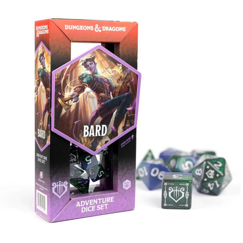 Adventure Dice Set - Bard: Blue: Dungeons & Dragons