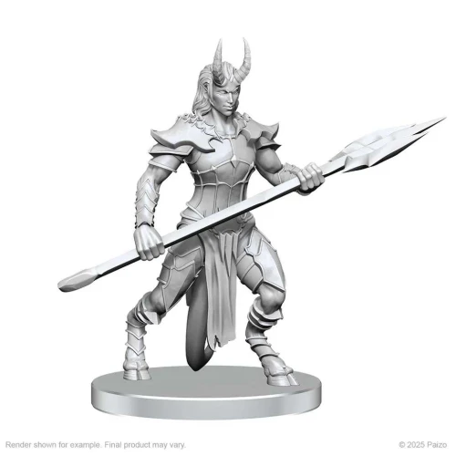 Vordine (Infantry Devil) & Pitborn Rogue: Pathfinder Battles Deep Cuts Unpainted Miniatures