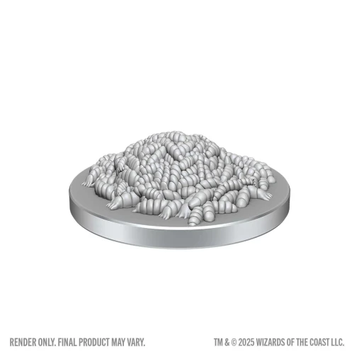 Swarm of Rot Grubs & Rot Grub Victim: D&D Nolzur's Marvelous Miniatures (Wave 28)
