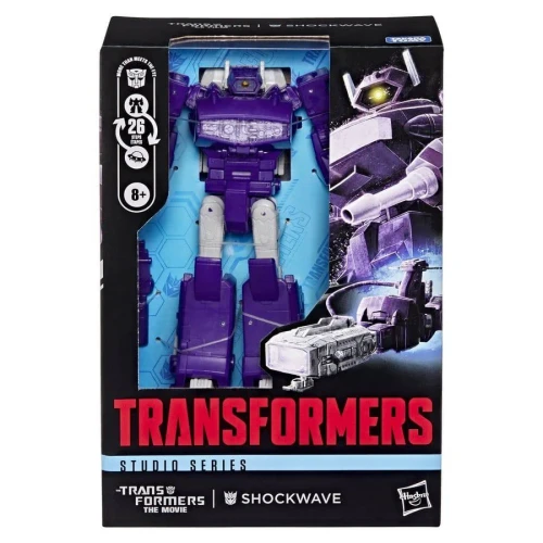 The Transformers: The Movie Studio Series Voyager Class Action Figure Shockwave 17cm