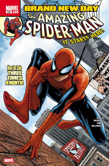 AMAZING SPIDER-MAN #546 FACSIMILE CVR A STEVE MCNI (2026)
