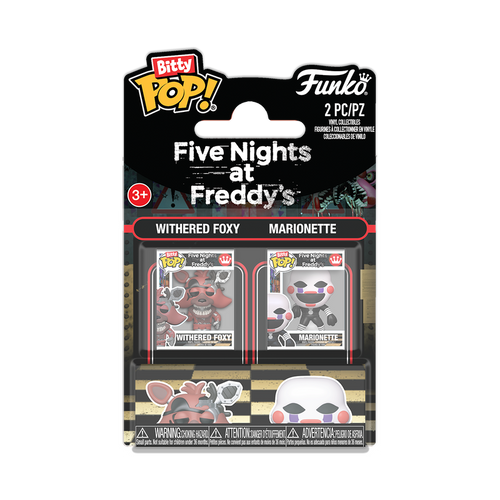 Bitty POP 2pk: FNAF S2 - Foxy & Marionette