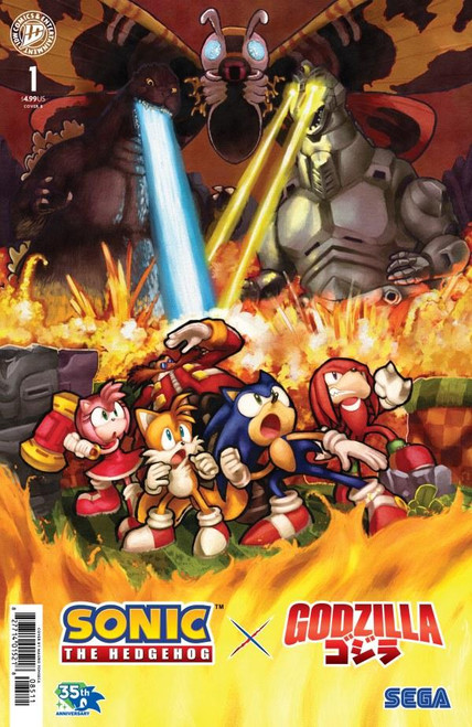 SONIC X GODZILLA #1 CVR B MAURO FONSECA VAR (2026)