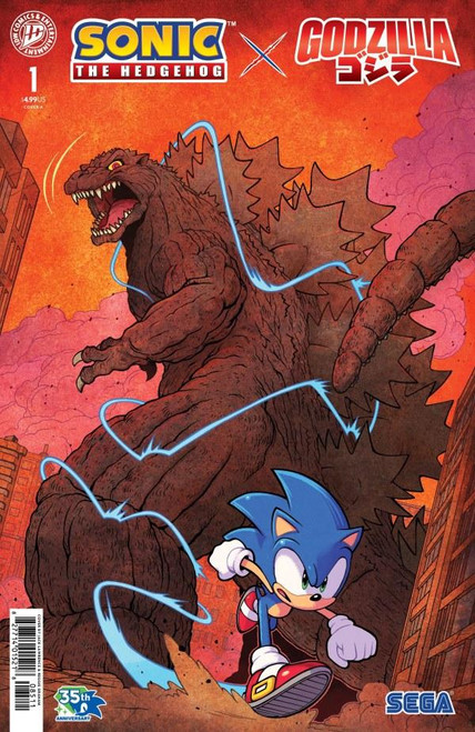 SONIC X GODZILLA #1 CVR A JACK LAWRENCE (2026)