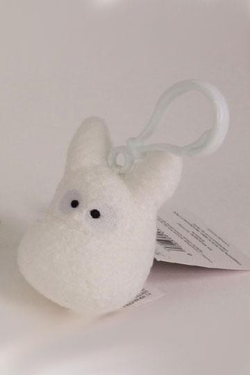 My Neighbor Totoro Plush Backpack Clip Totoro white 6 cm