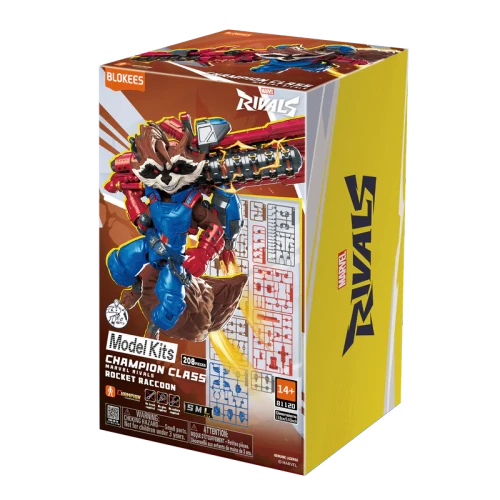 Blokees Model Kits - Marvel Rivals Champion Class 08 - Rocket Raccoon