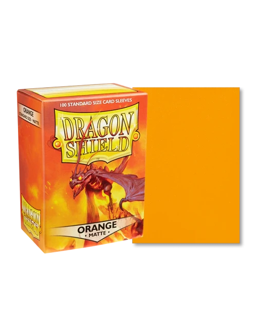 Dragon Shield - Matte Japanese Size Sleeves 60pk - Orange