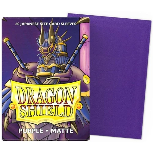 Dragon Shield 60 Japanese Size Matte Purple Sleeves