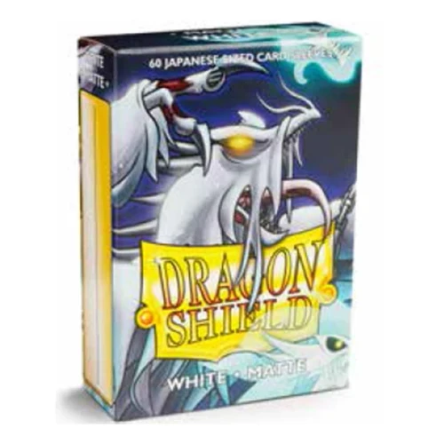 Dragon Shield - Matte Japanese Size Sleeves 60pk - White