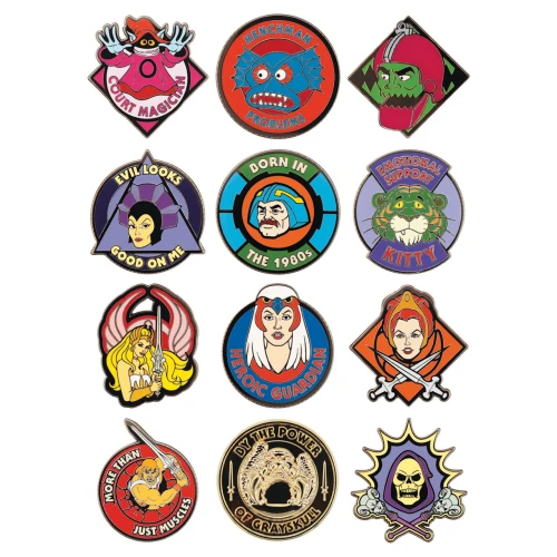 Masters of the Universe Mystery Pin Badges
