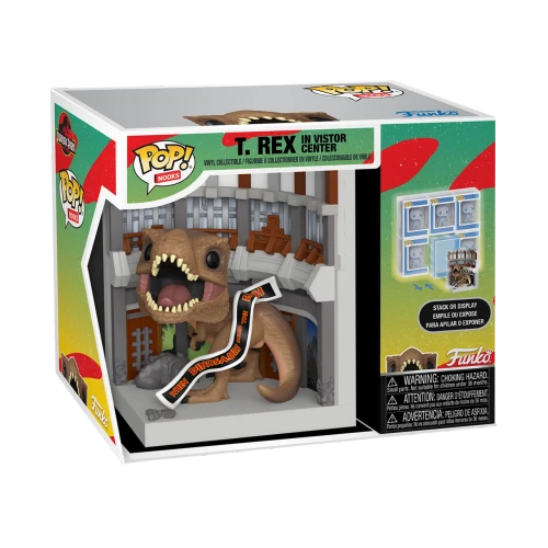 Pop! Nooks Jurassic Park - T. Rex in Visitor Center