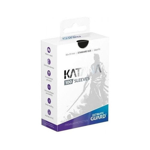 Ultimate Guard Katana Sleeves Standard Size Black (100)
